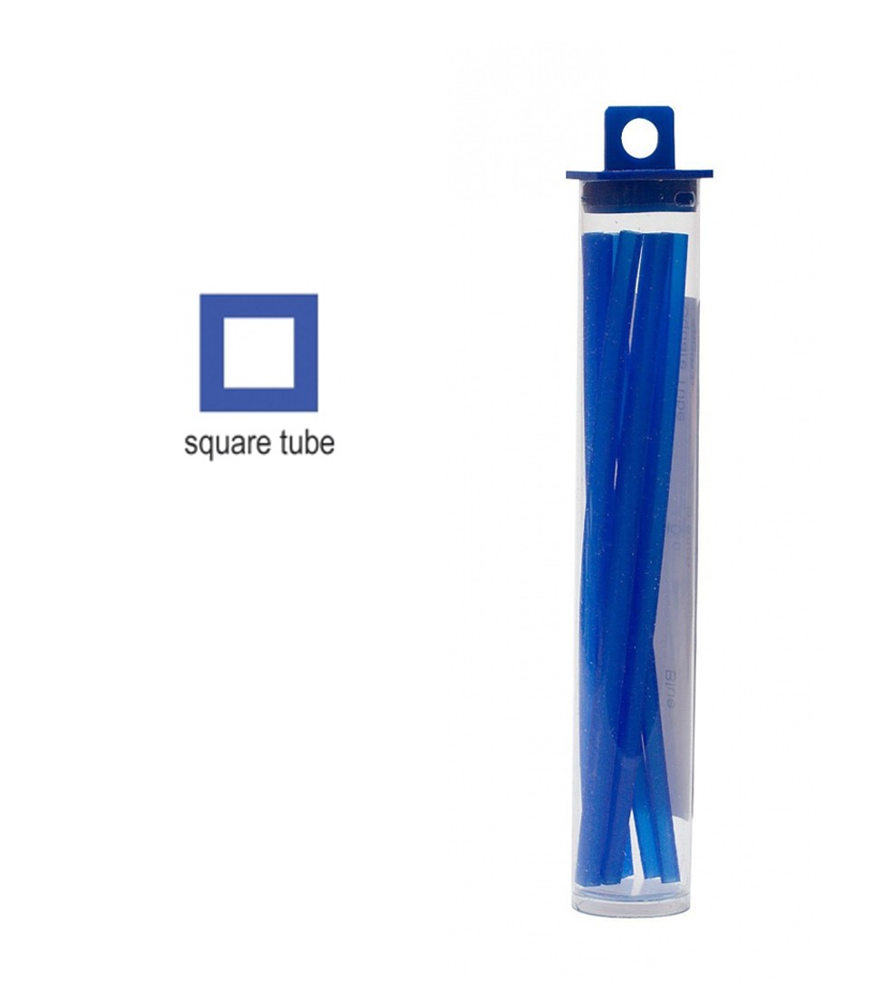 Cowdery Square Tube - 4.0 mm Blue
