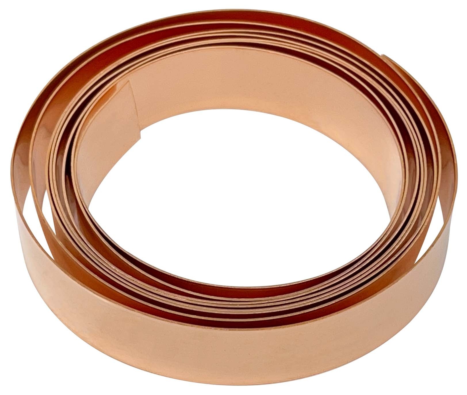 24 Gauge Copper Bracelet Wire Strip - 5' x 5/8"