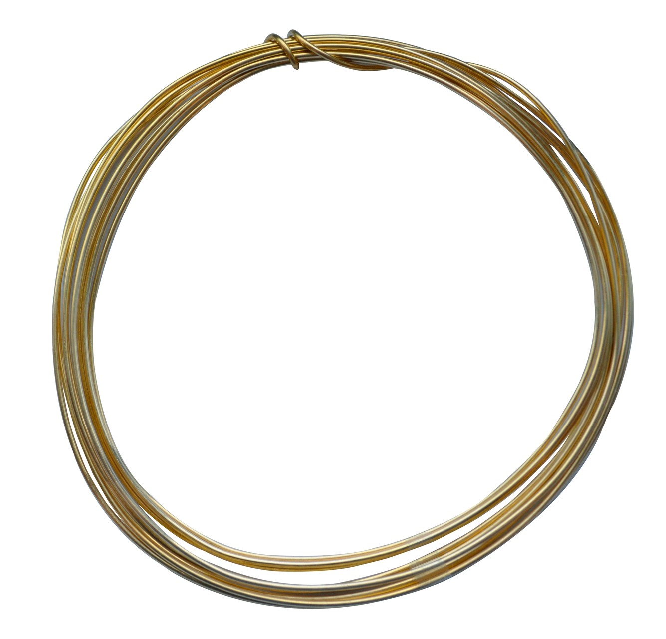10' Round Red Brass Wire - 16 Gauge