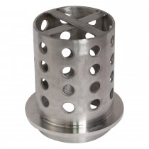 3-1/2" x 5" Perforated Stainless Steel Flask 
