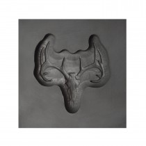 Medium - Deer Skull 3D Graphite Ingot Mold