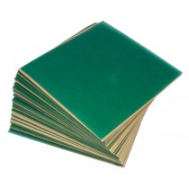 23 Gauge Grill Wax 4" x 4" Firm Green Flexible Wax Sheets 