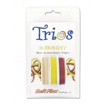 Soft Flex Trio - Harmony: Bone, Lemon Quartz, and Copper 0.19"