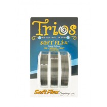 Soft Flex Trio - Satin Silver 0.14", 0.19", and .024"