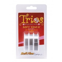 Soft Flex Premium Trio - Satin Silver 0.010", 0.14", and 0.19"