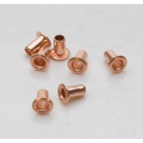 Pack of 24 Copper-Plated Eyelets - 5/32"