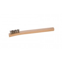 Value Stainless Steel Brush w/ Wooden Handle