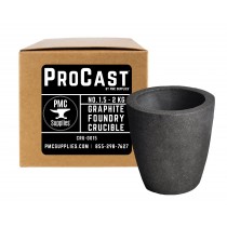 No 1.5 - 2 Kg Clay Graphite Foundry Crucible