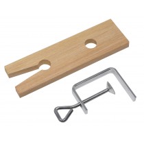 Wooden V-Slot Bench Pin & Clamp Set 