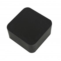 2" x 2" x 1" Rubber Dapping Block Stamping Surface