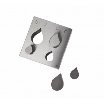 4-Piece Tear Drop Steel Disc Cutter Set