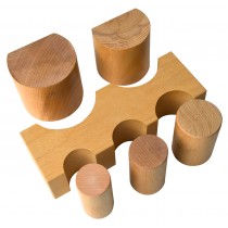 6-Piece Wooden Forming Block Dapping Set
