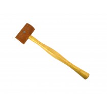 1-3/4" Natural Rawhide Hammer Leather Mallet