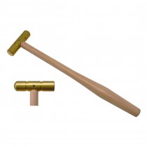 Brass Mallet with Flat & Domed Face 