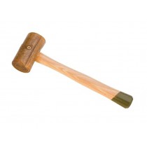 1-1/4" Weighted Rawhide Hammer Mallet - Size 7 - 8 oz Made in USA