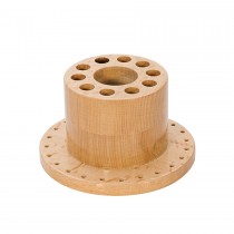 Round Wooden Tool Stand