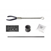 Torch Melting Kit & Graphite Crucible Ingot Mold Tools 6pcs/Set Z1H4