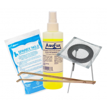 Complete Soldering and Pickling Kit with Aquiflux Flux, Heating Tripod, Tweezers, and Sparex Acid Compound