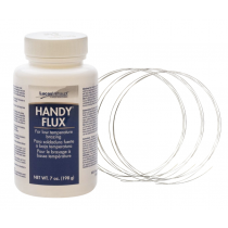 Silver Soldering Kit: Handy Flux Paste, 5 Feet Each of Soft, Medium, and Hard Silver Soldering Wire