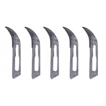 5 Pack - #12 Curved Scalpel Blades