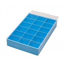 18 Compartment Storage Tray w/ Sliding Lid