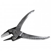 140 mm Flat and Round Nose Parallel Pliers w/ Extra Nylon Jaw