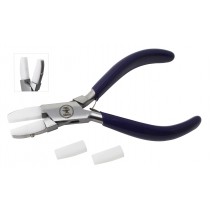Flat Nose Pliers with Extra Nylon Jaws