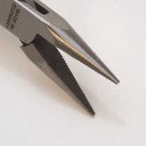 4-1/2" Serrated Chain Nose Pliers