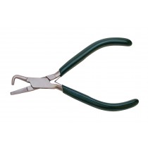 Hooked Jaw Dimple Forming Pliers - 3 mm w/ Green Handle