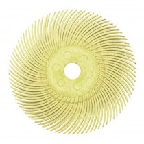 Yellow 3M Micron Radial Disc - 3", 80 Grit