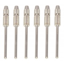 6 Pack 2mm Mandrel-Pin Chuck 3/32" For Silicone Pins