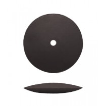 Silicon Polishers Unmounted - Medium (Black) Knife Edge Wheel, Pk/100