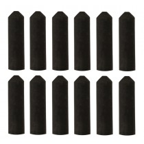 12/Pk Unmounted Silicon Carbide Polishers Medium (Black) Bullet