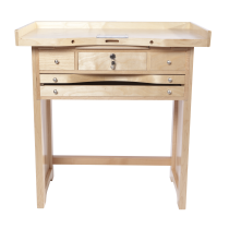 3 Drawer MasterCraft Jewelers Bench With GRS-Ready Countertop Made In USA