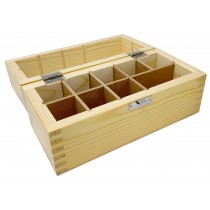Wooden Box 9 Compartments