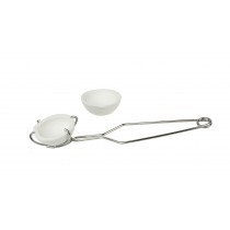 Ceramic Crucibles 5 Dish Cup Sizes & 3 Tong Whip Handle Melting Kit Gold  Silver