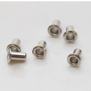 Pack of 24 Silver-Colored Eyelets - 5/32"