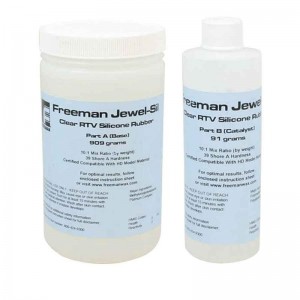 Freeman Clear RTV Silicone Rubber Kit - 2.2 Lbs