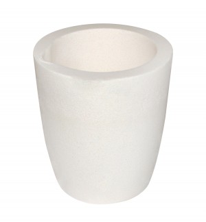 750 Gram Ceramic Alumina Crucible Cup