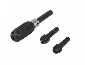 Pin Chuck Set with 3 Collets Hold Small Twist Drills from 0 to 2.5 mm