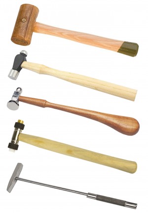 5-Piece Jeweler's Hammer Set