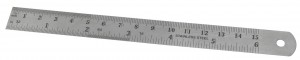 6" Steel Ruler with Measurement Conversions