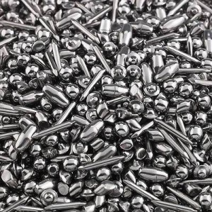 2 lb Mixed Stainless Steel Media for Tumblers (Balls, Cross, Pins, and Satellite Shapes) 