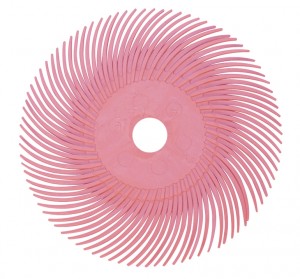Pink Pumice 3M Micron Radial Disc - 3"