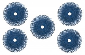 5 Pack of 3" Blue Radial Discs - 400 Grit