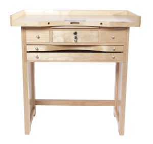 3 Drawer MasterCraft Jewelers Bench With GRS-Ready Countertop Made In USA
