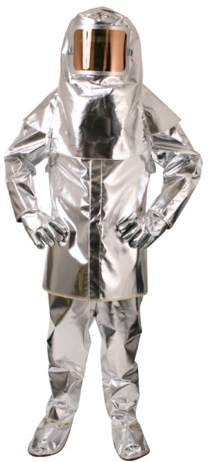 Complete Aluminized Safety Suit Set - Size Large