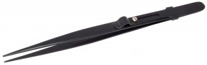6" Slide Locking Tweezers (Black) 
