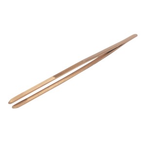Heavy-Duty Serrated-Tip Straight Copper Tongs