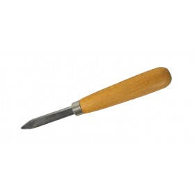 2-1/2" Straight Burnisher with Wooden Handle